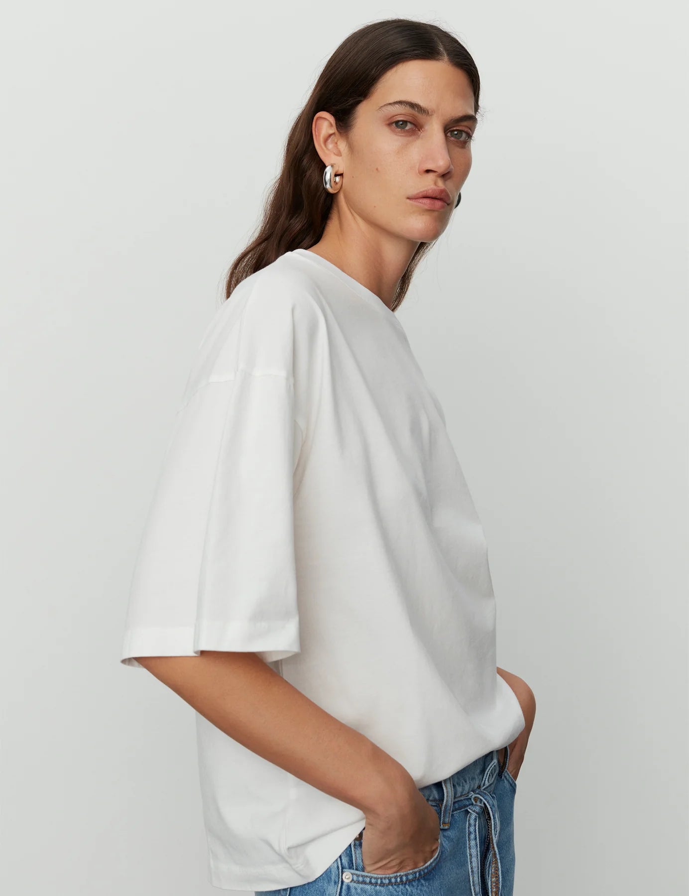 Drew Bright White Tee