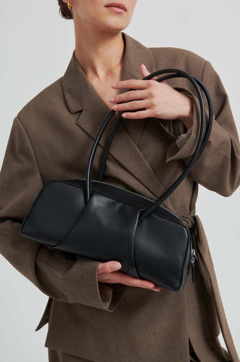 Finesse Leather Bag - Black