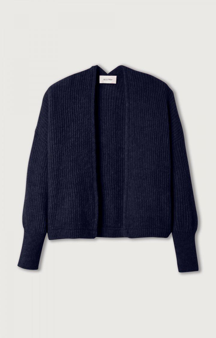Navy Melange Cardigan