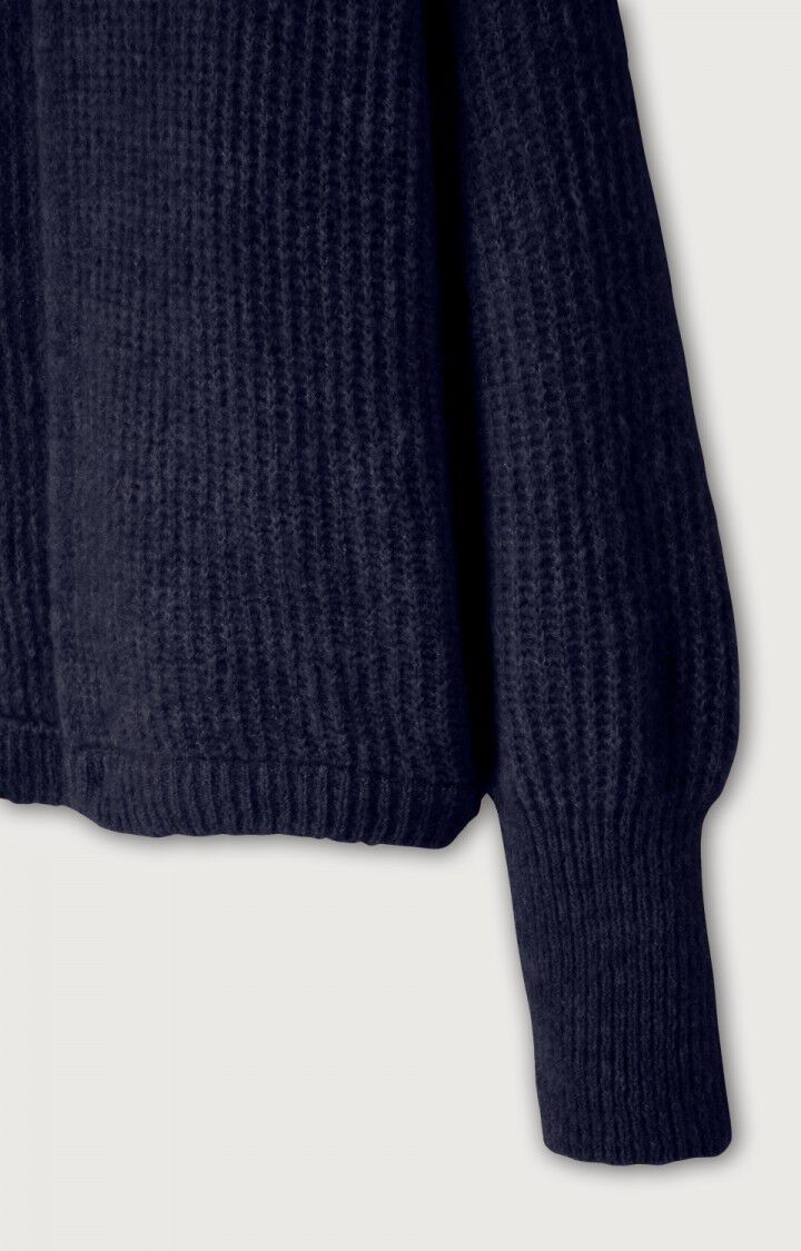 Navy Melange Cardigan