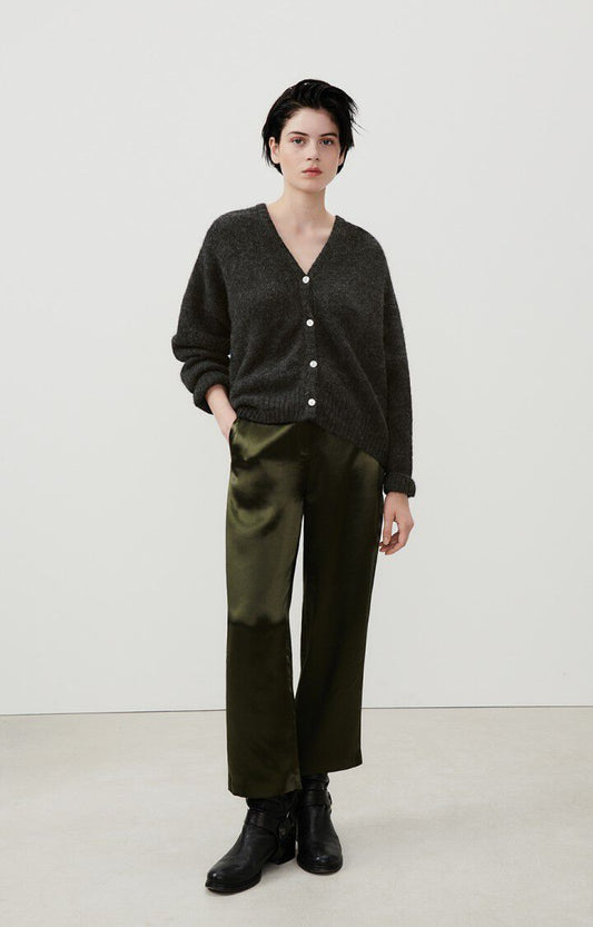 East Cardi  Charcoal Melange