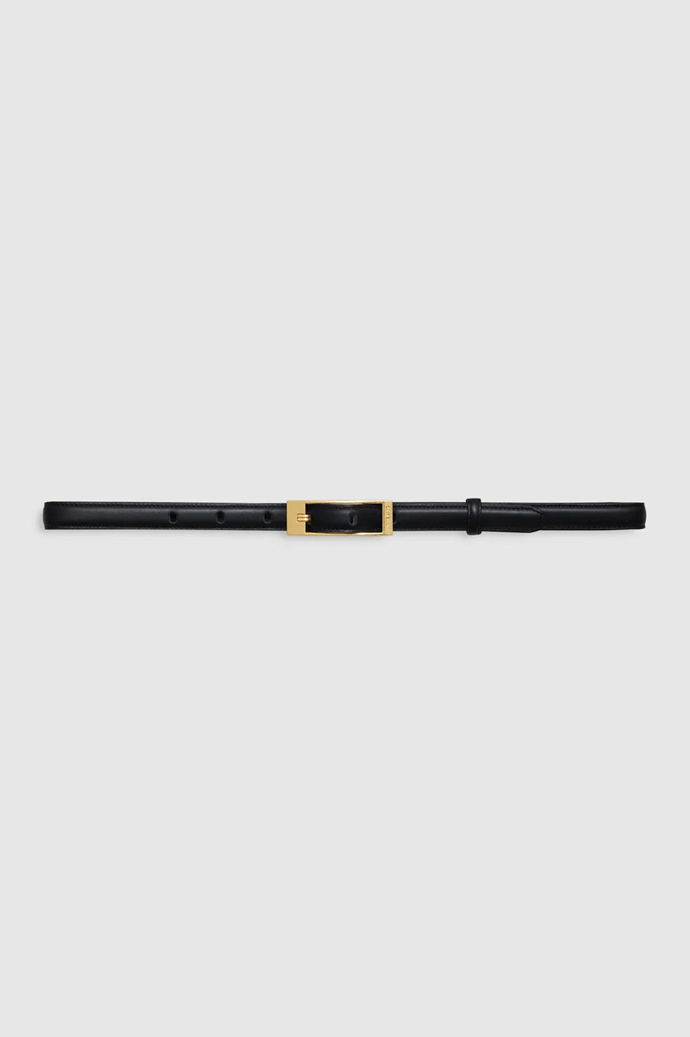 Elly Belt Smooth Leather - Black