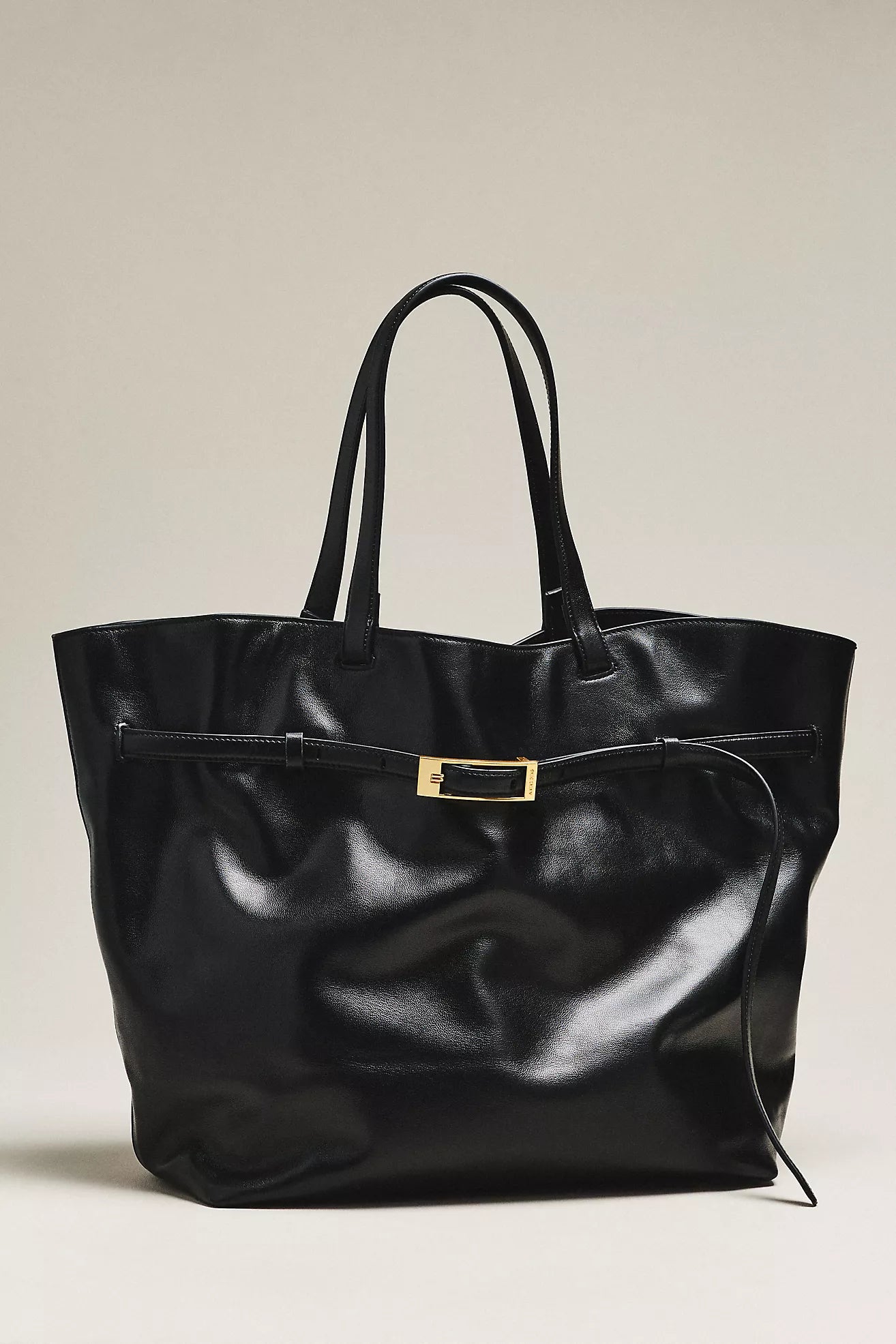 Elly Tote Small Grained Leather - Black