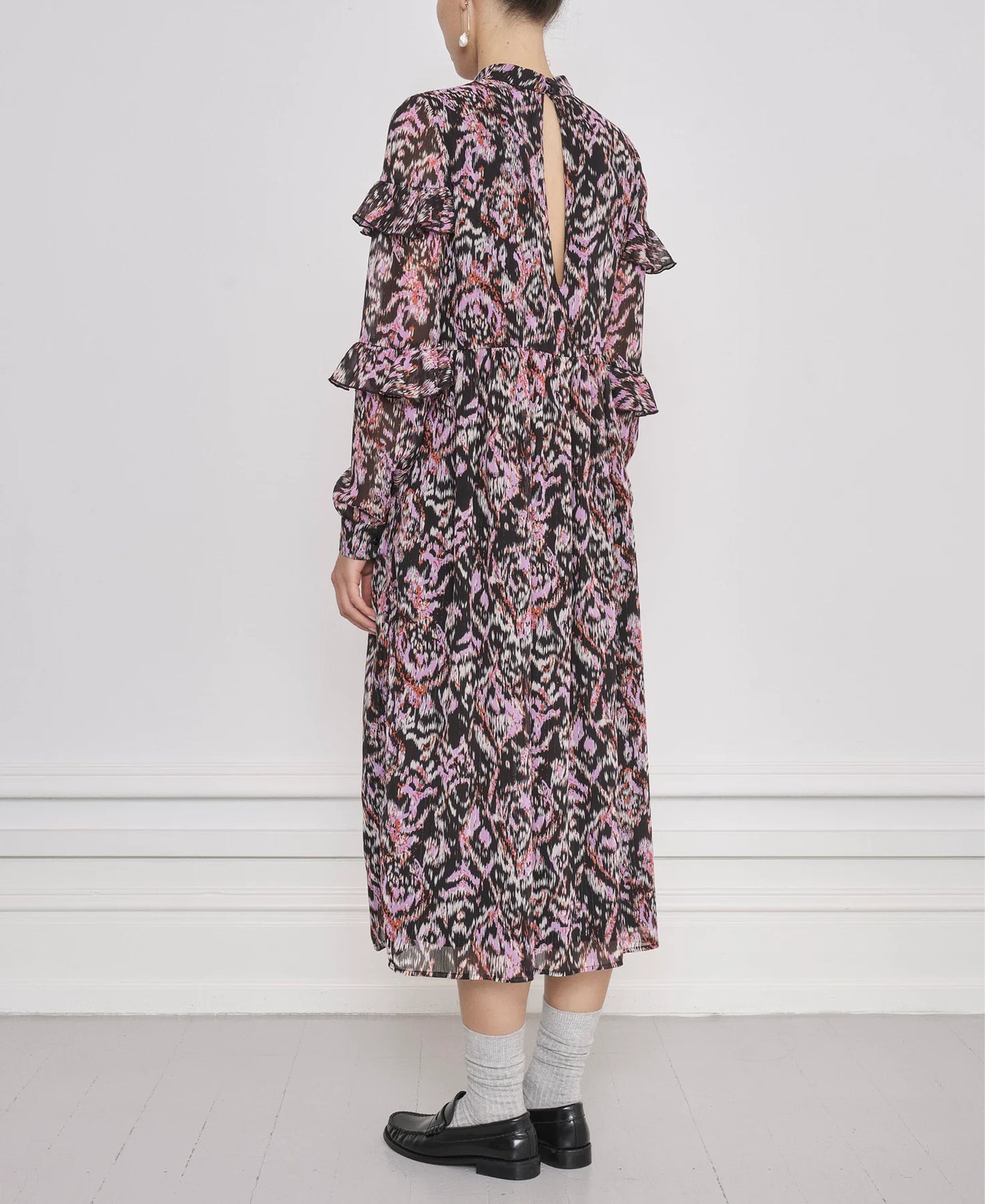 Fabiola Lurex Midi Dress