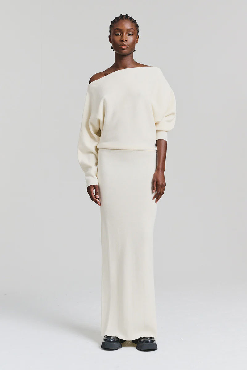 Grace Dress Ecru