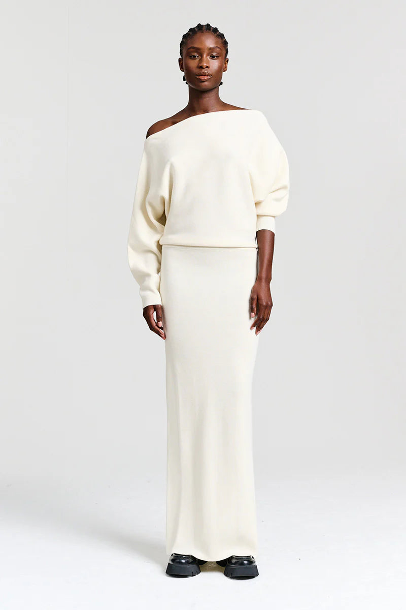 Grace Dress Ecru