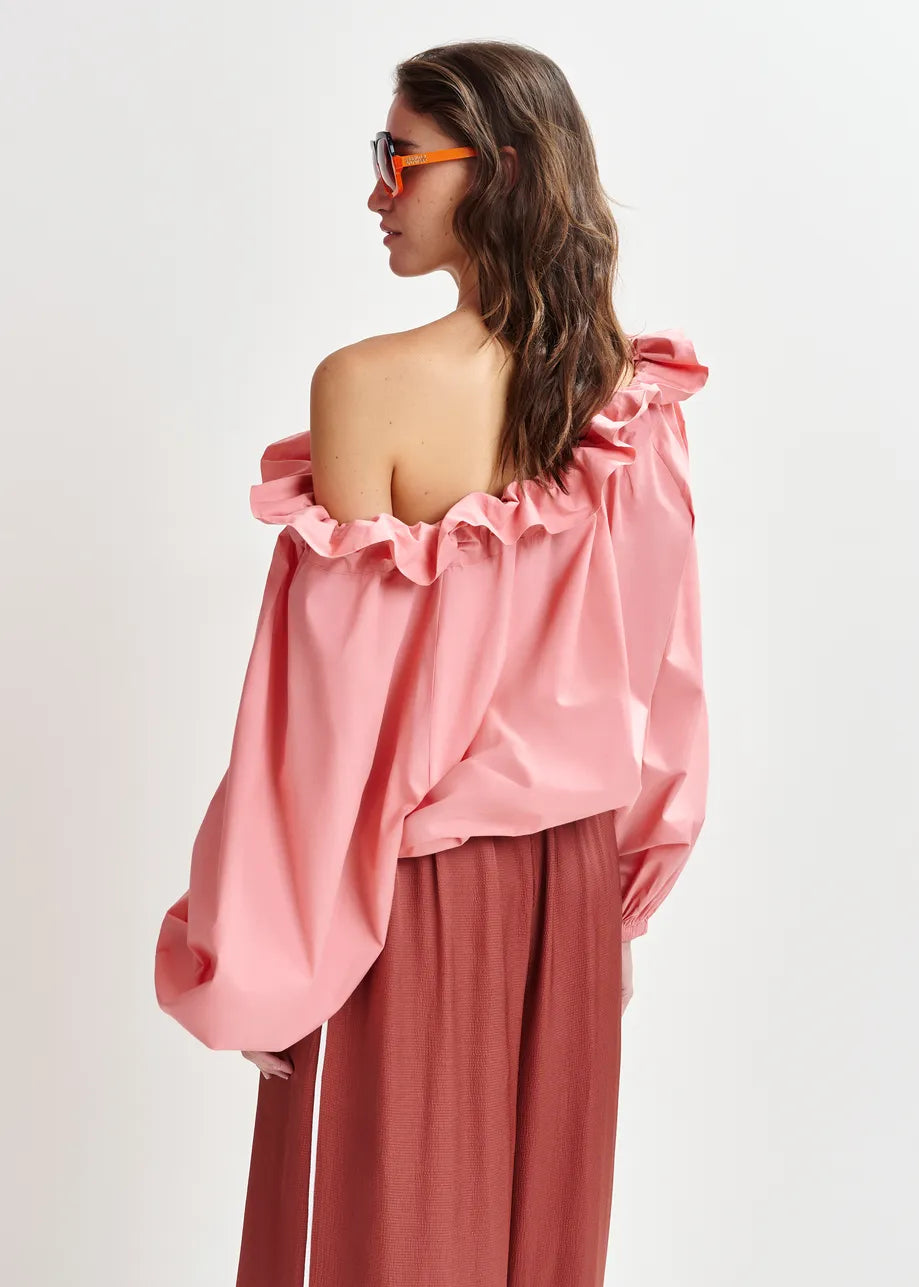 Haquiri Voluminous Top - Pure Pink