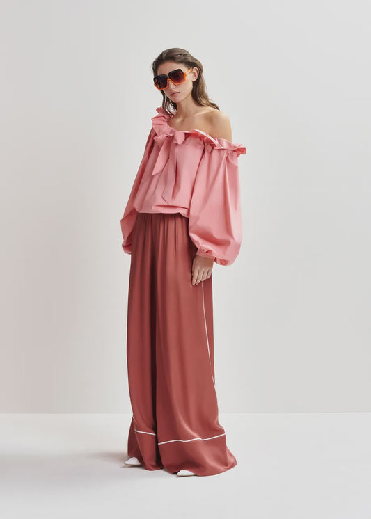 Haquiri Voluminous Top - Pure Pink