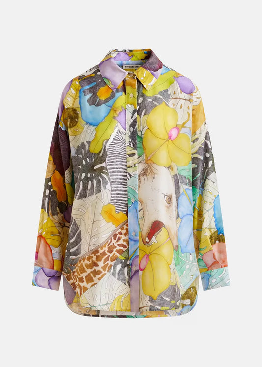 Hila Oversized Shirt - Multicolor
