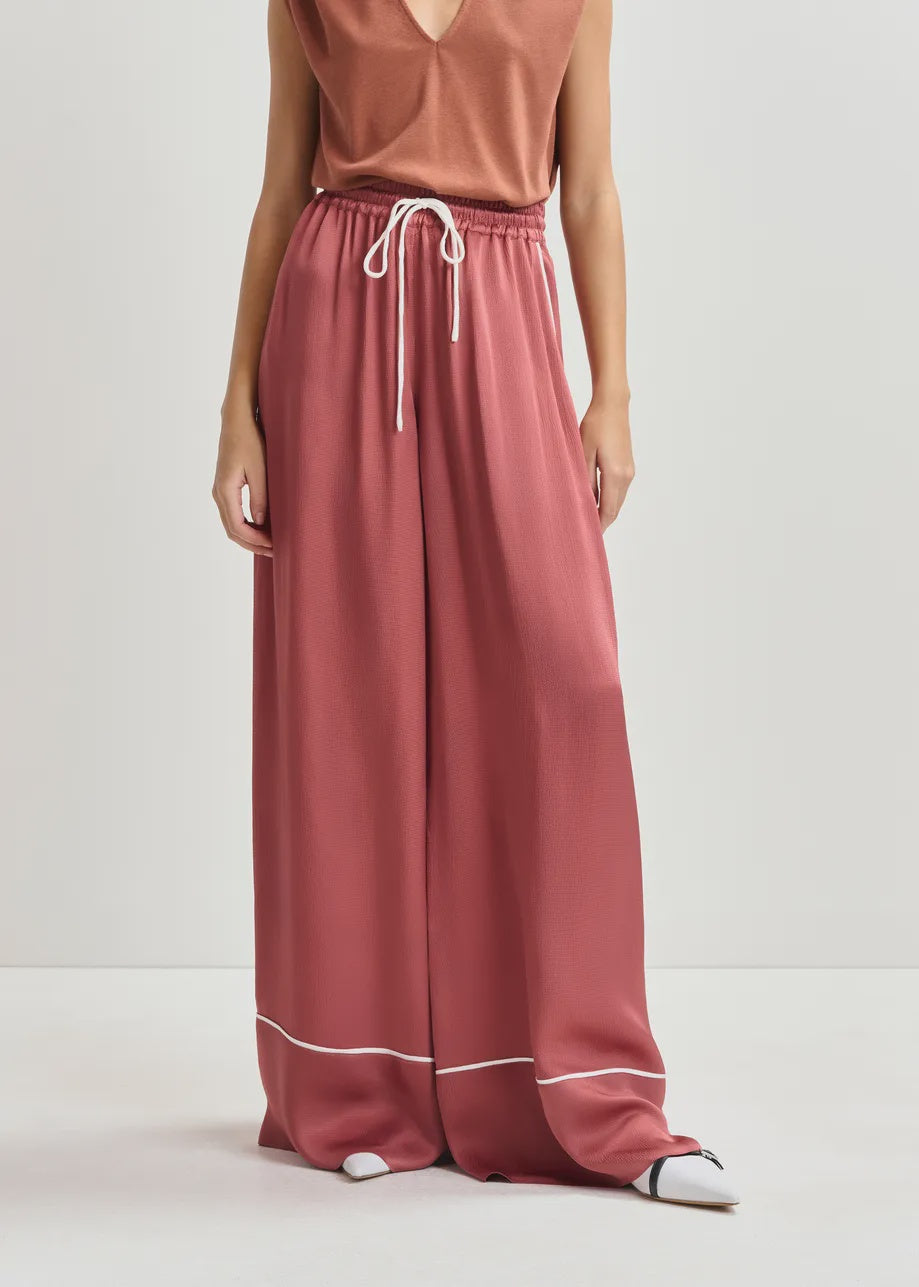 Hontgomery Wide Pants - Burnt Coral