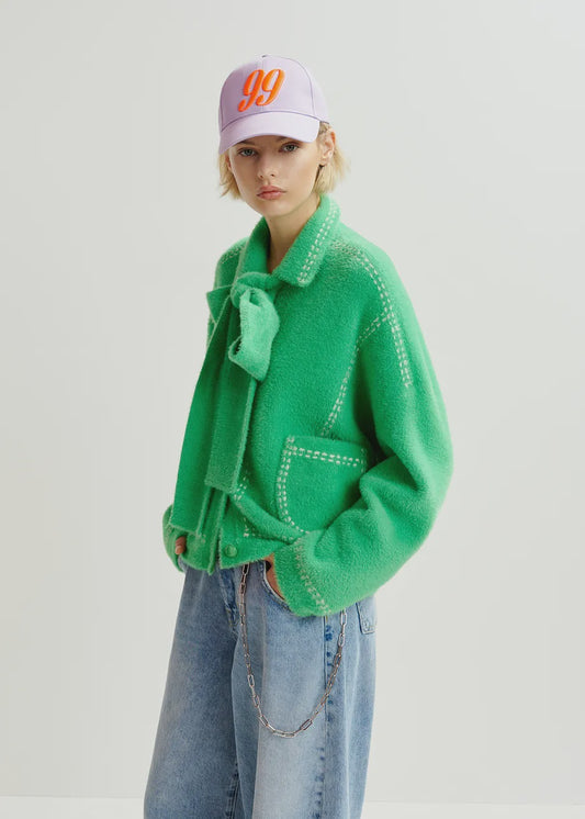 Hoops Jacket Green