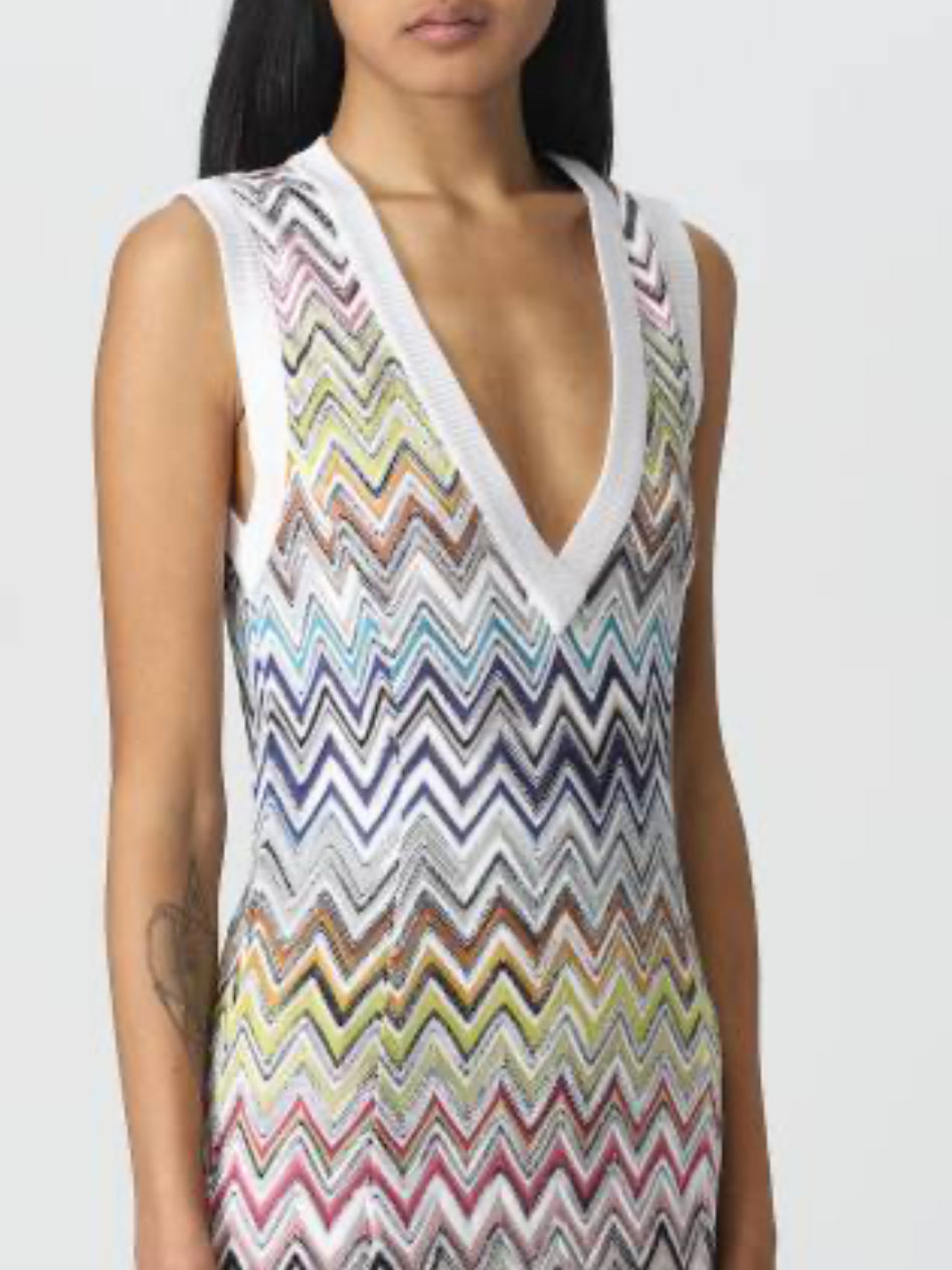 MIssoni Multicolour Sleeveless Beach Dress