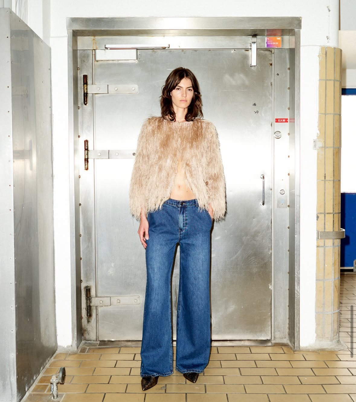 Inez Soft Denim  Pants- Washed Indigo