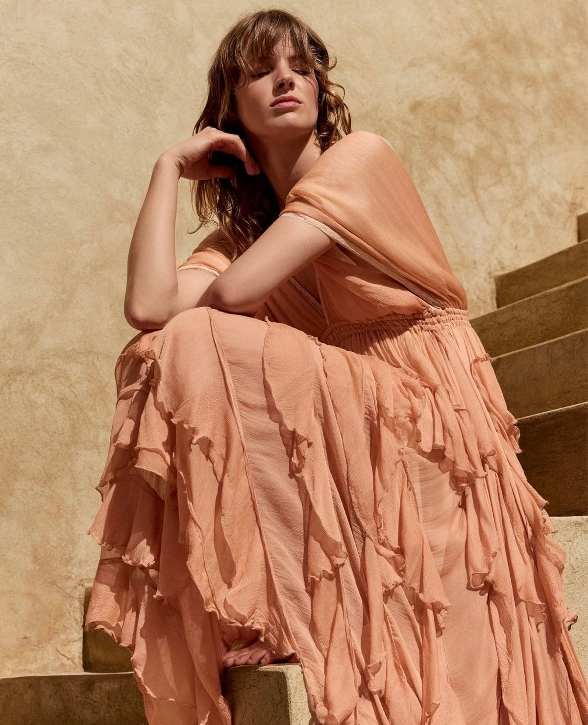 Charlotte Dress Ecru