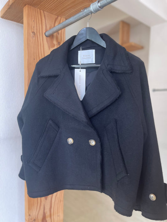 Elea - Felted Touch Jacket Black