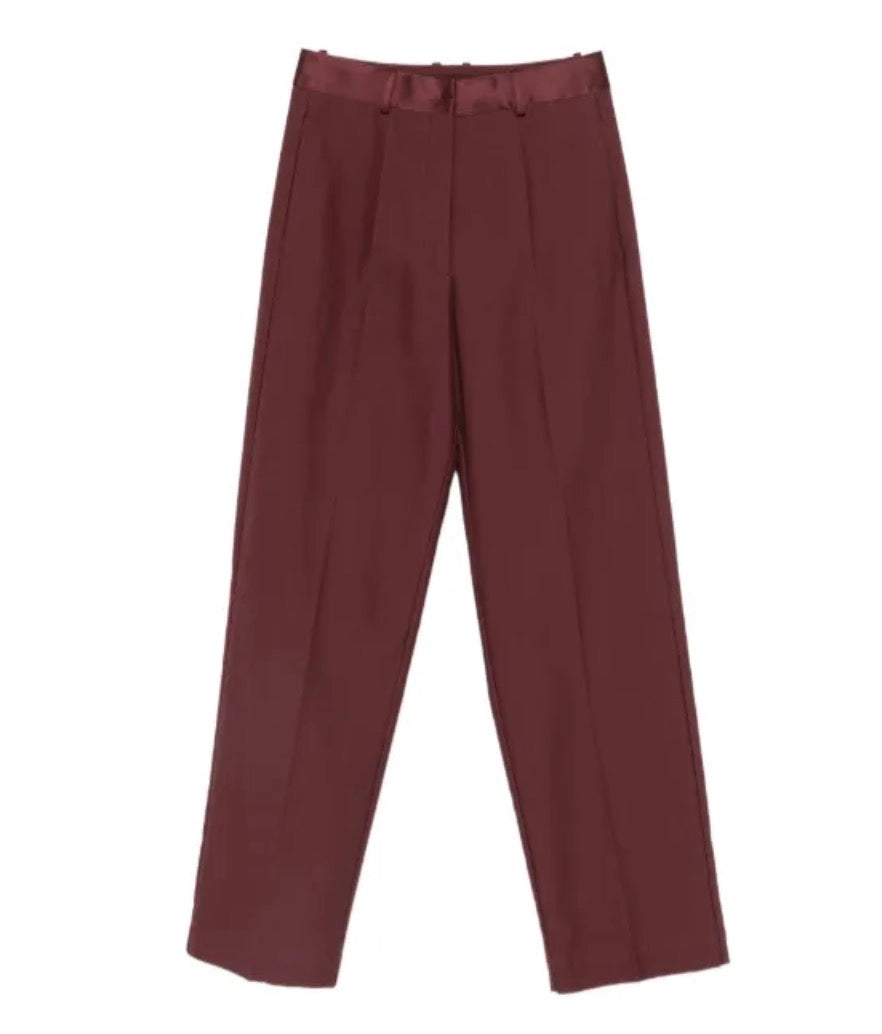 Cotton Satin Pants Chic