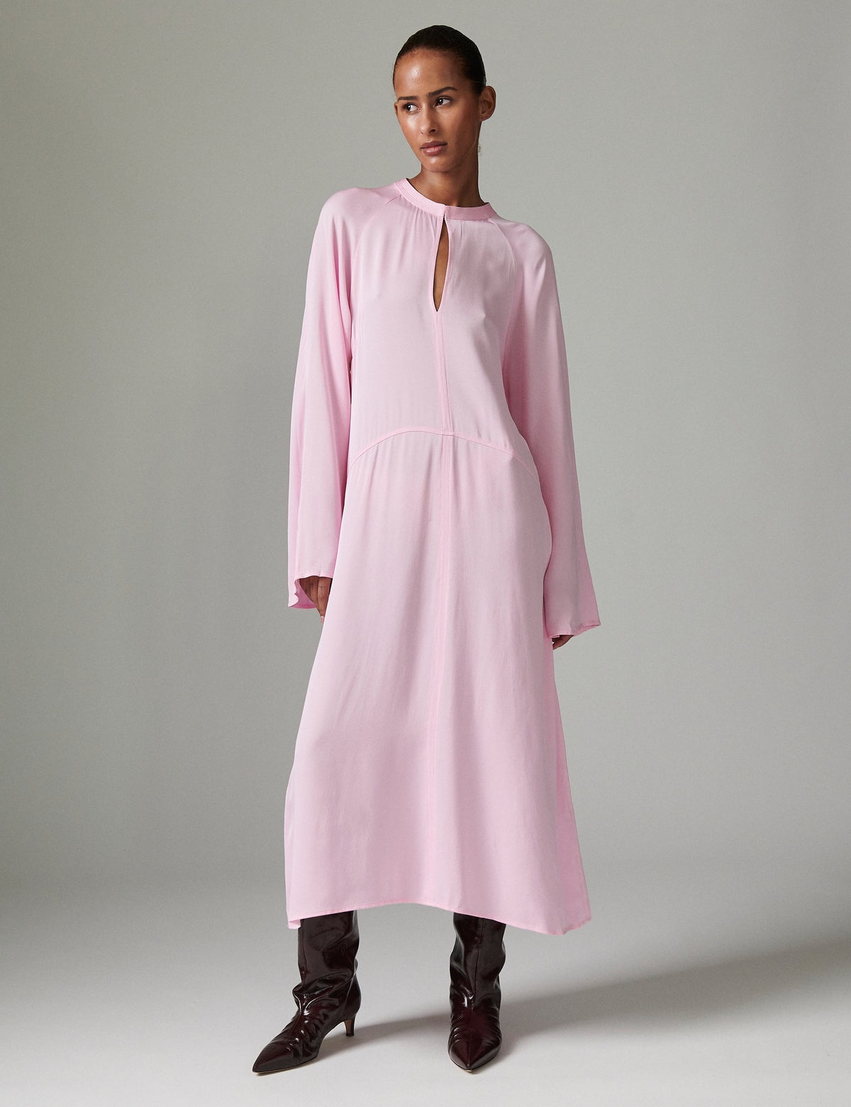 Walker Dress - Pink Lady