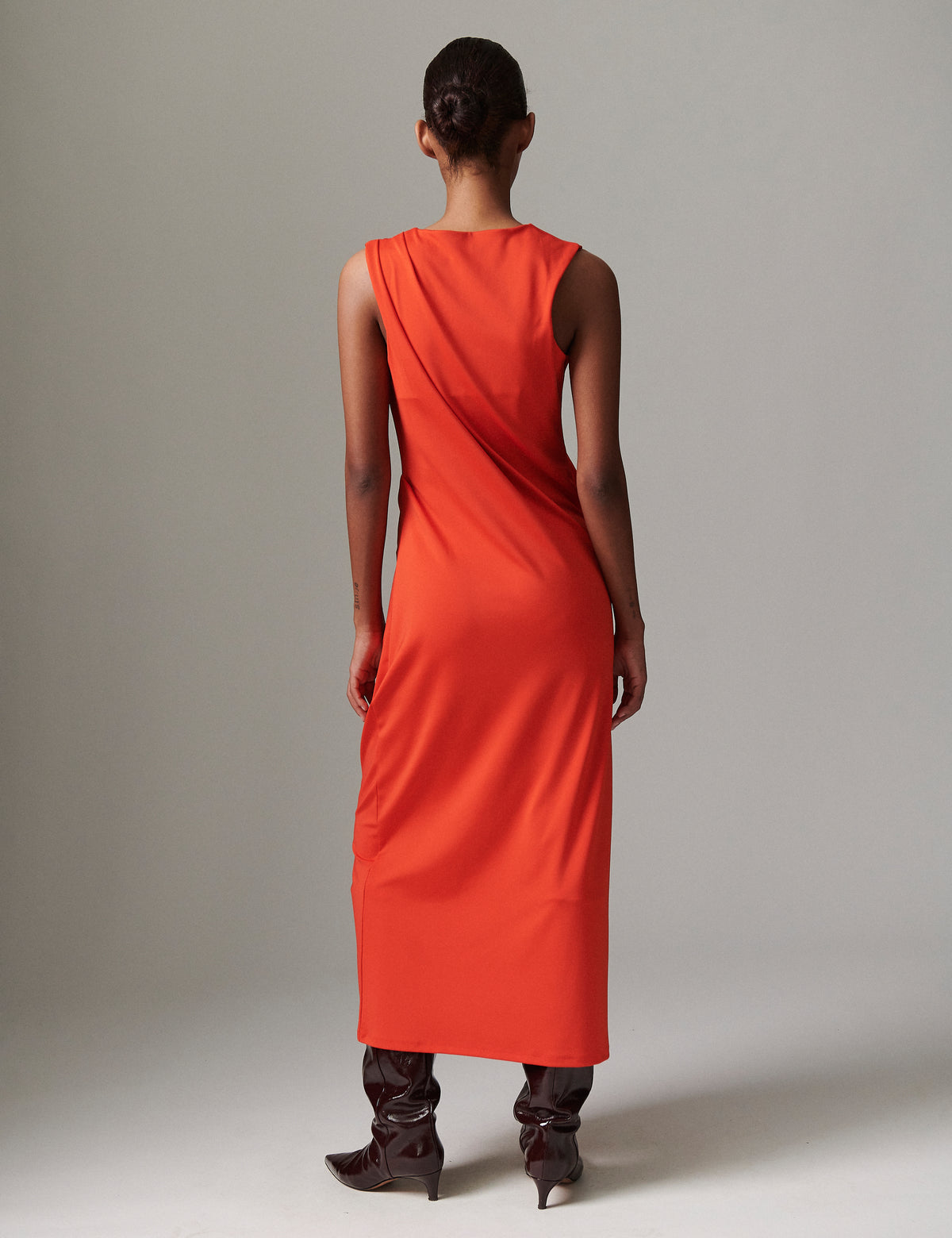 Marina Dress - Fiery Red