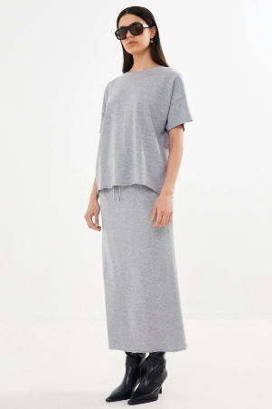 Margot Tee - Grey Melange