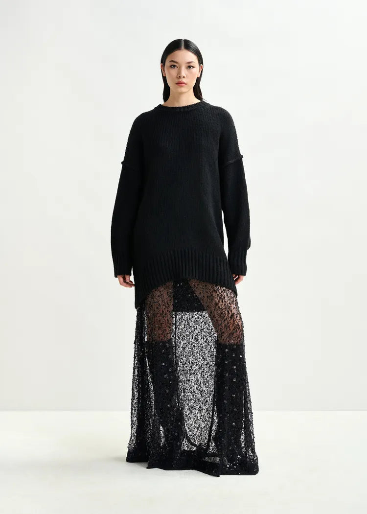 Isequins Skirt Black