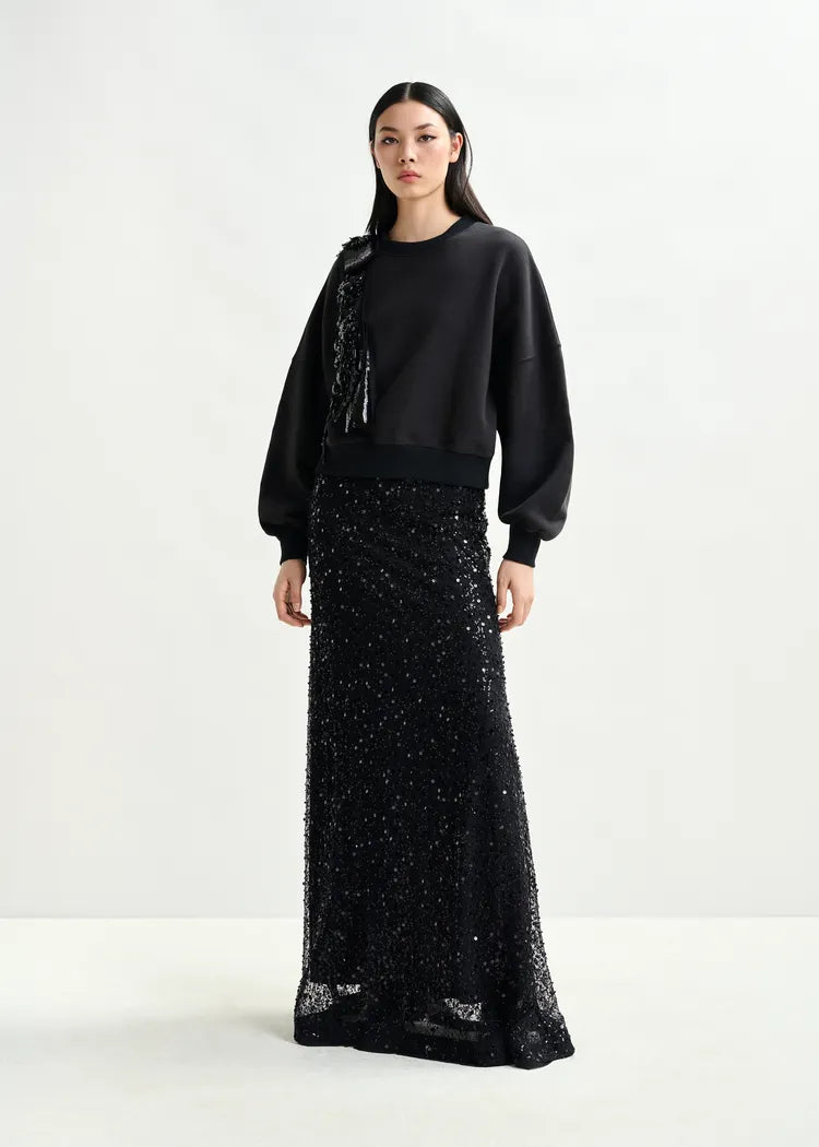 Isequins Skirt Black