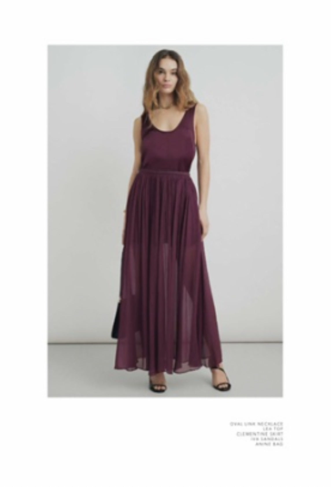 Clementine Skirt- Fig