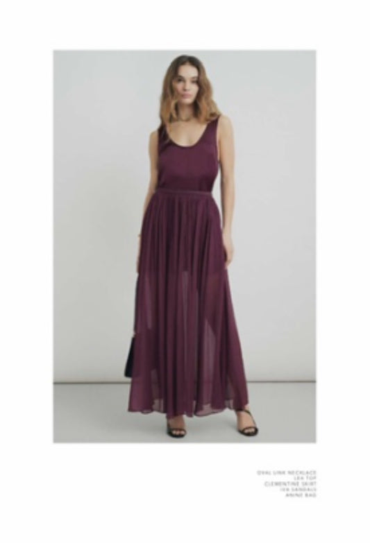 Clementine Skirt- Fig