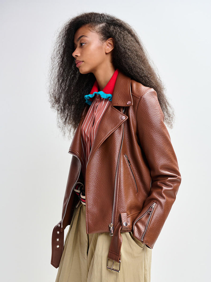 Jup Fitted Perfecto Jacket - Gingerbread