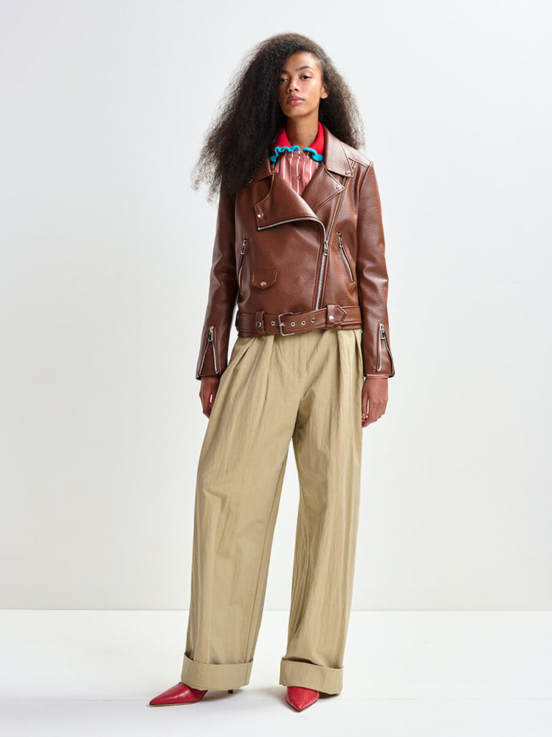 Jup Fitted Perfecto Jacket - Gingerbread