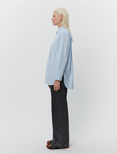 Malou Pigeon Blue Shirt