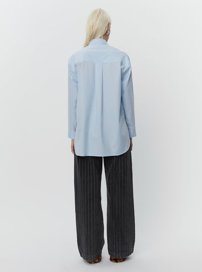 Malou Pigeon Blue Shirt