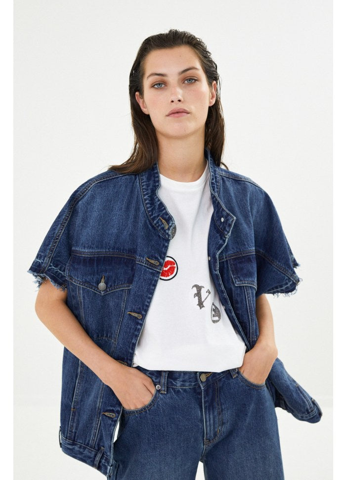 Mir Denim Vest Jacket