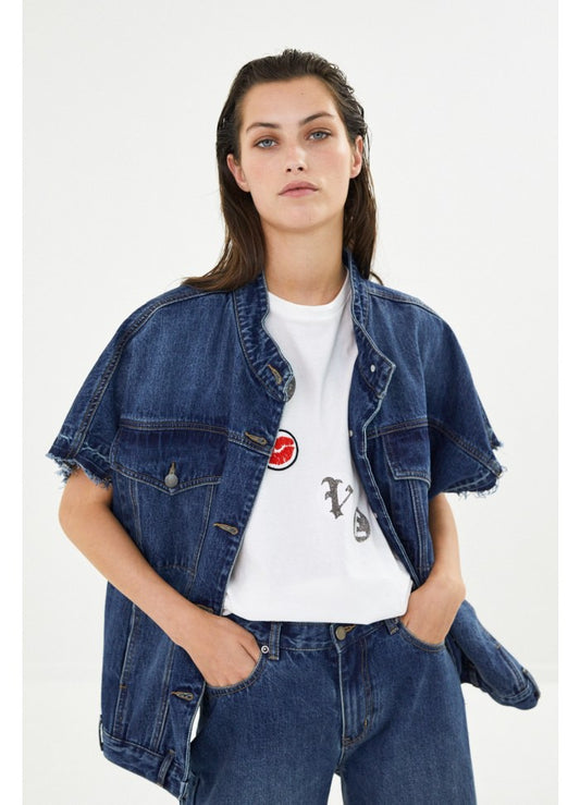 Mir Denim Vest Jacket