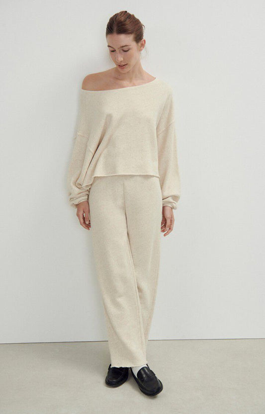 Itonay Sweatshirt Melange Ecru