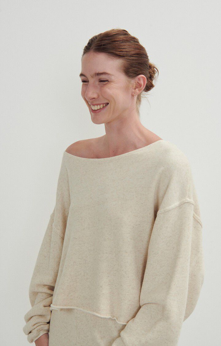 Itonay Sweatshirt Melange Ecru