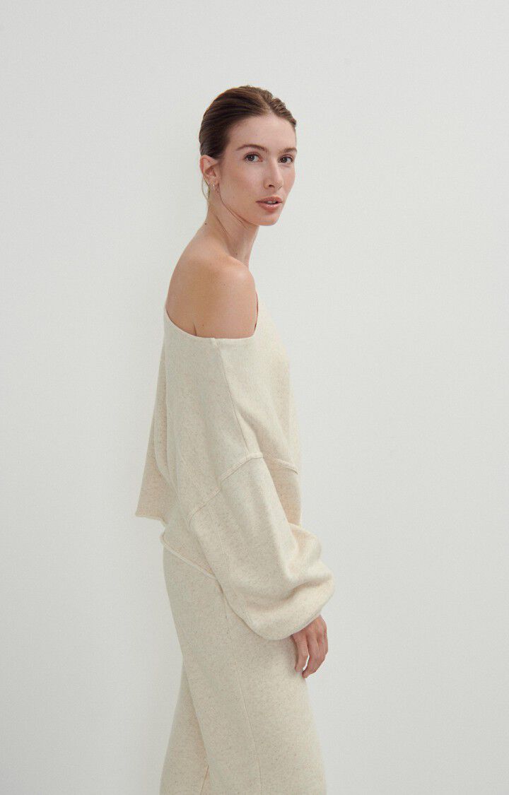 Itonay Sweatshirt Melange Ecru