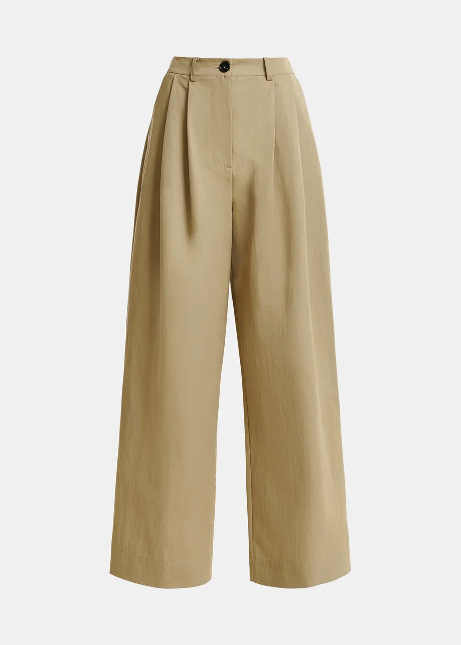 Jammer Wide Leg Pants - Gingerbread