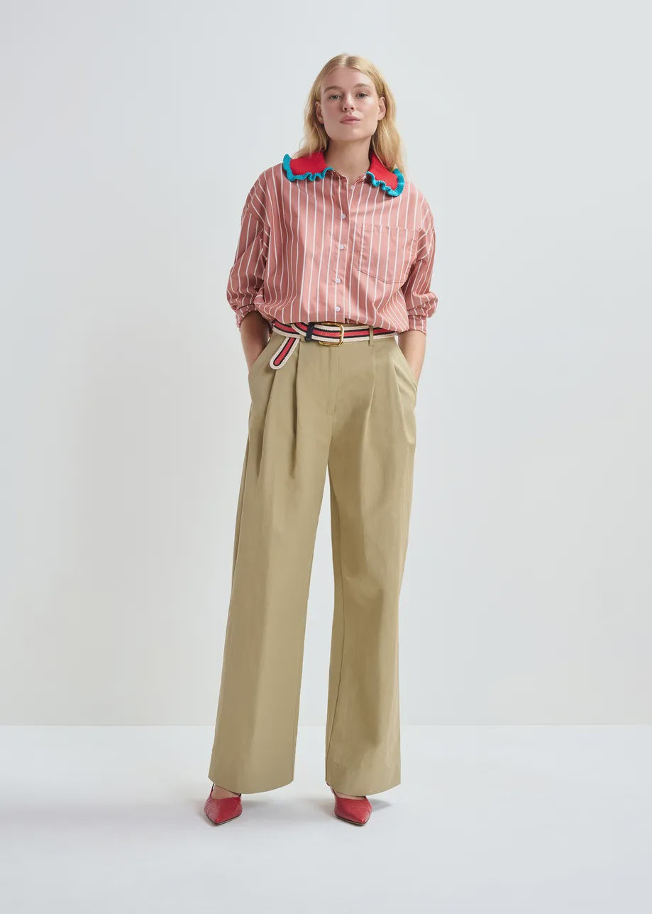 Jammer Wide Leg Pants - Gingerbread