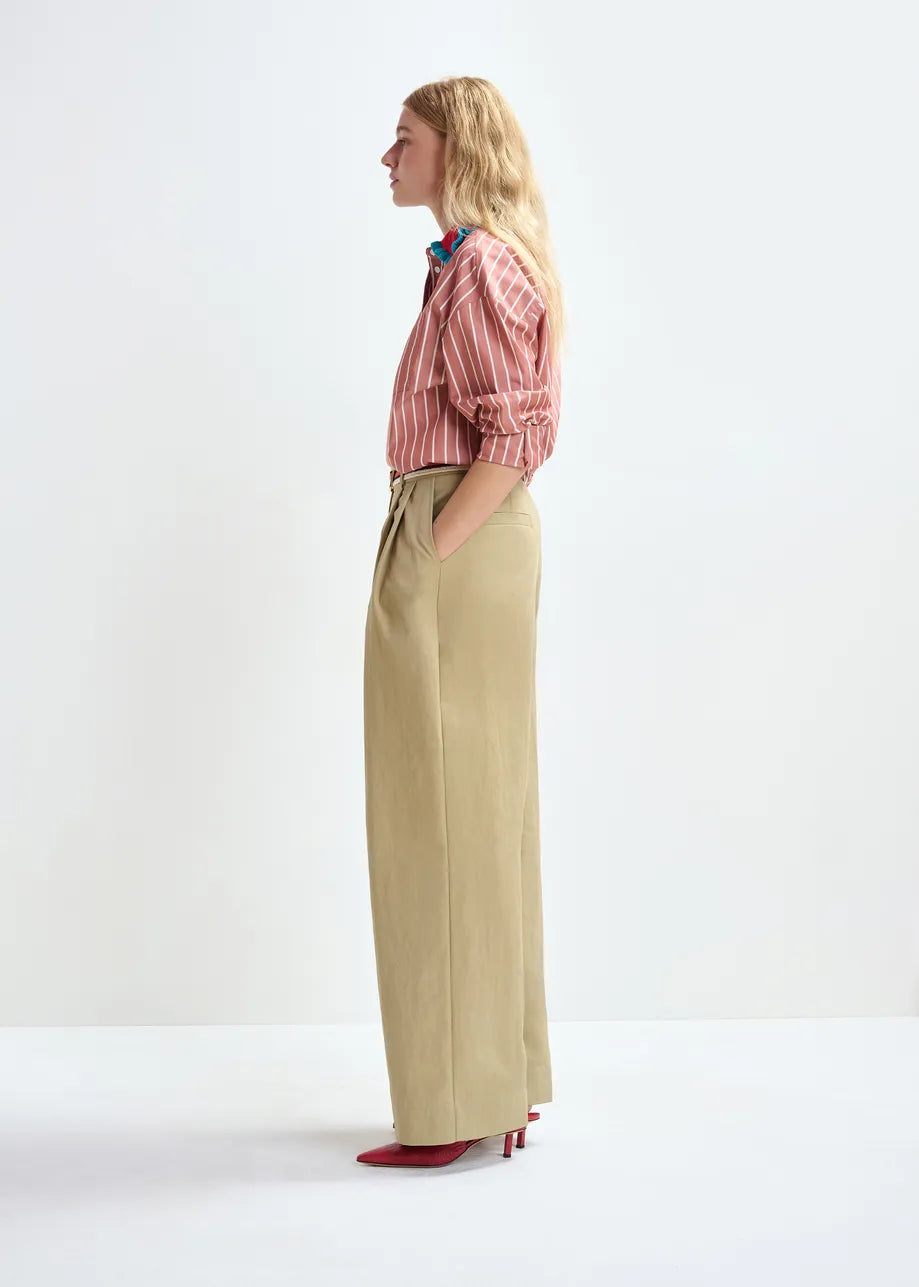 Jammer Wide Leg Pants - Gingerbread