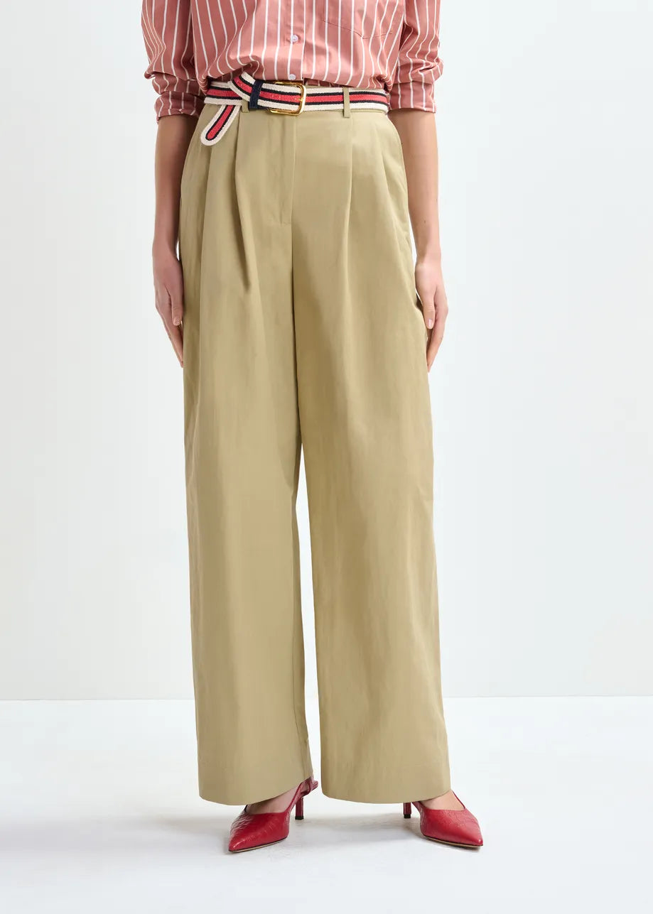 Jammer Wide Leg Pants - Gingerbread
