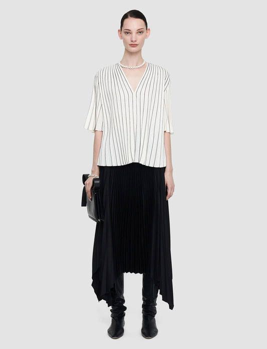Printed Pleats Pellipar Blouse