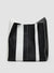 Leather Striped Slouch Bag