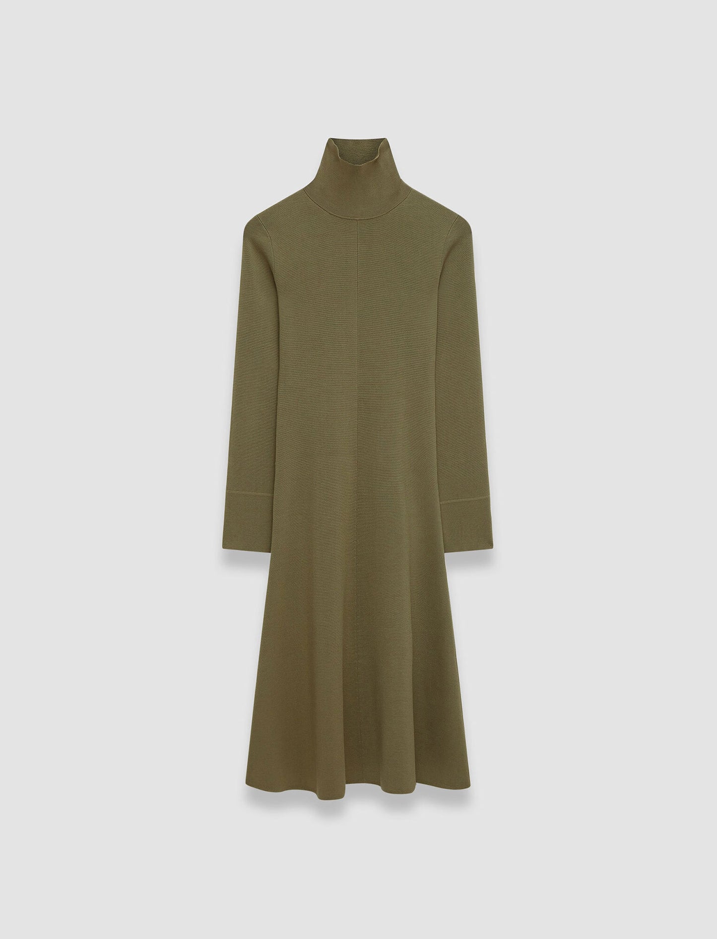 Silk Dress - Dark Olive
