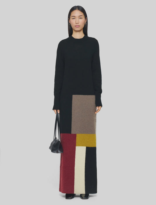 Overlay Merino Wool Dress