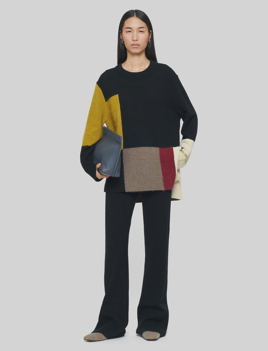 Overlay Merino Wool Jumper