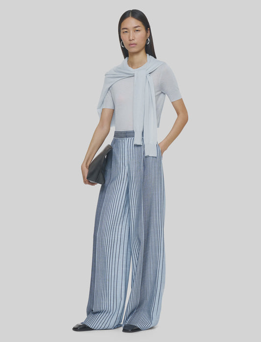 Alanel Pants Striped Blue