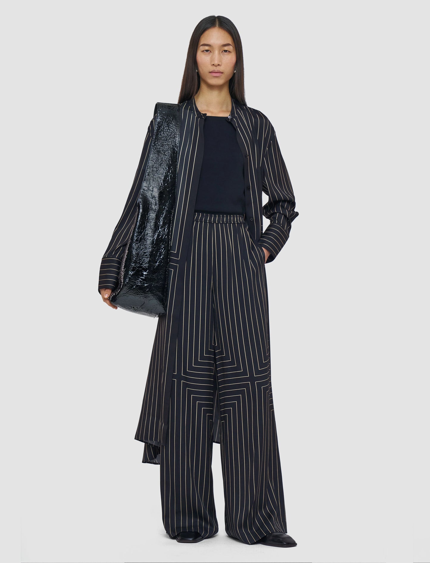 Hulin Pant Black / Affogato