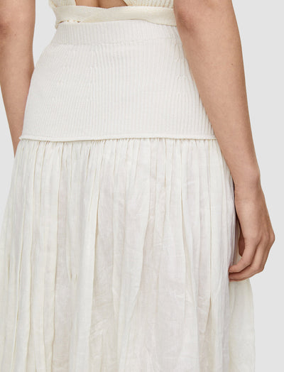 Linen Blend Seaton Skirt