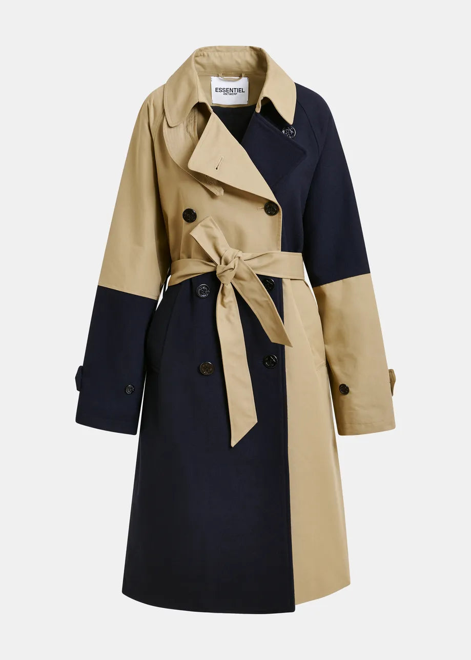 Just Patchwork Trenchcoat - Combo1 Gingerbread