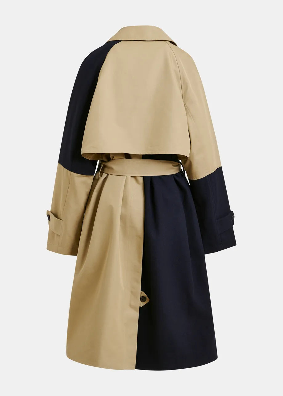 Just Patchwork Trenchcoat - Combo1 Gingerbread